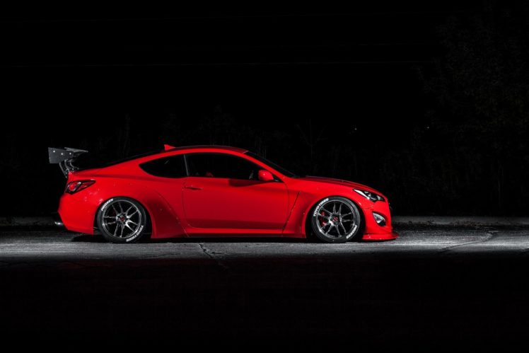 racing, Genesis, Coupe, Hyundai, Cars, Sema, 2014, Tuning HD Wallpaper Desktop Background