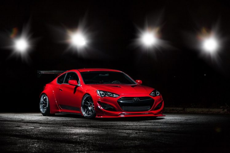 racing, Genesis, Coupe, Hyundai, Cars, Sema, 2014, Tuning HD Wallpaper Desktop Background