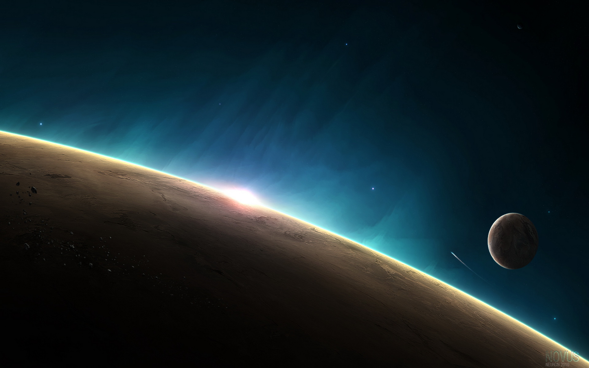 sun, Planets, Stars Wallpaper