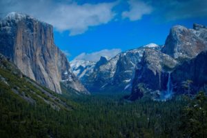 yosemite, National, Park, Mountains, Forests, Waterfalls, Nature, Trees, Sky