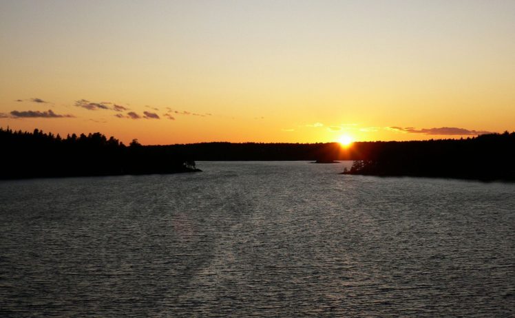 sunset, Sweden, Scaregarden, Water HD Wallpaper Desktop Background