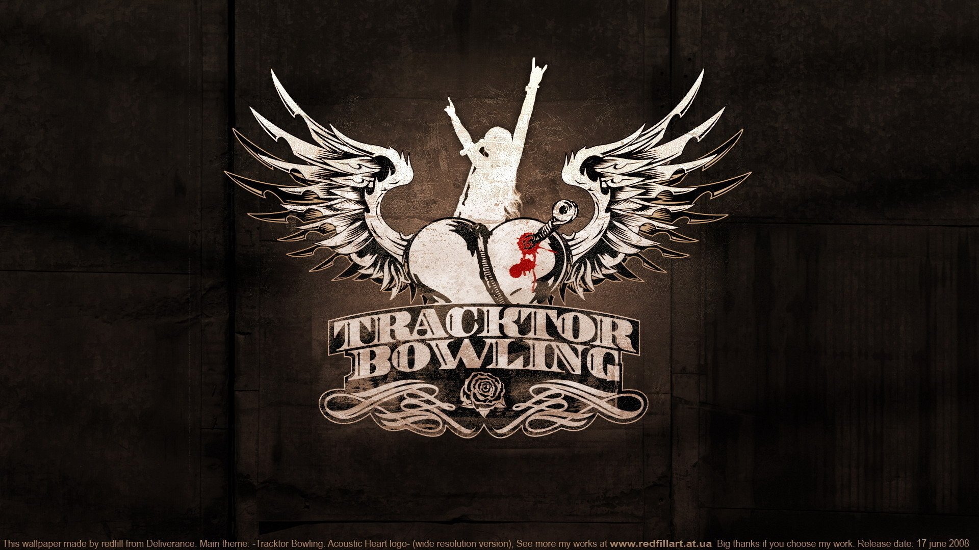 tracktor, Bowling, Logo Wallpaper