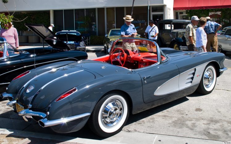c, 1, Chevrolet, Corvette, Coupe, Convertible, Classic, Cars HD Wallpaper Desktop Background