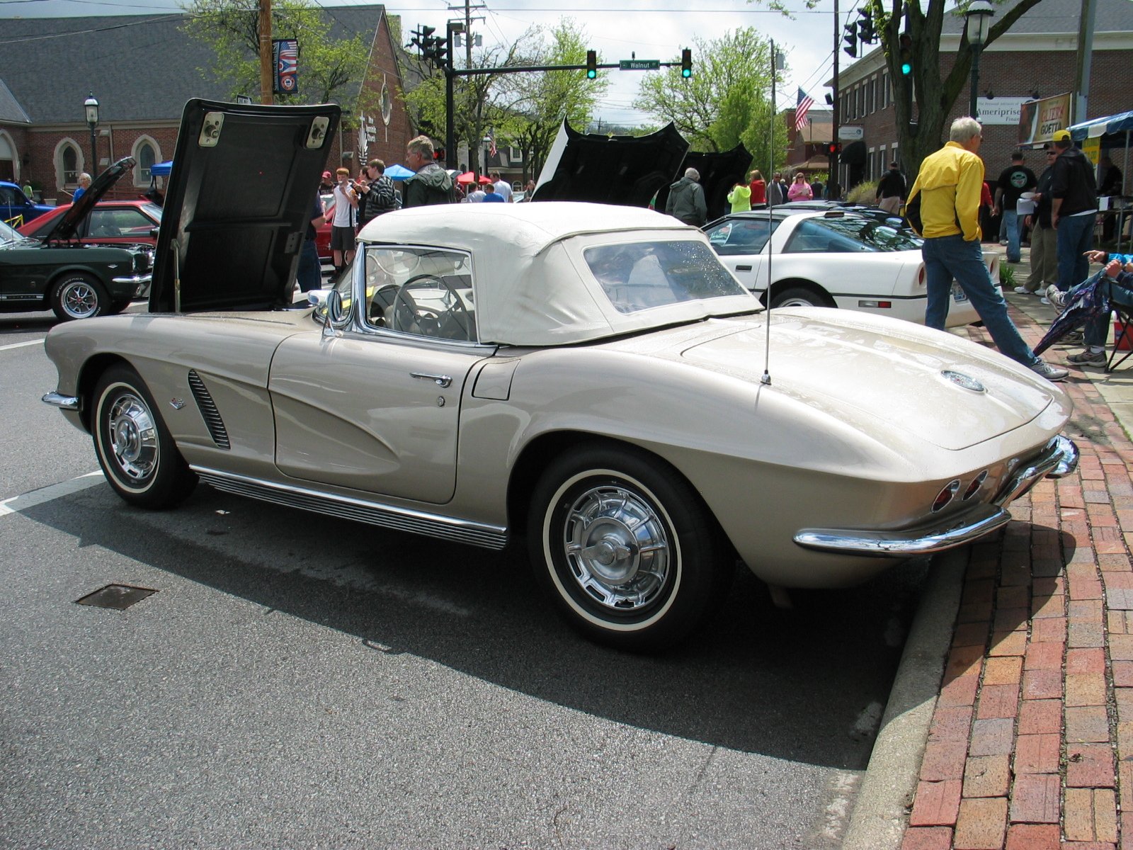 c, 1, Chevrolet, Corvette, Coupe, Convertible, Classic, Cars Wallpaper