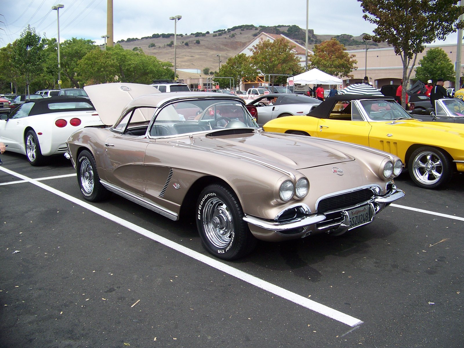 c, 1, Chevrolet, Corvette, Coupe, Convertible, Classic, Cars Wallpaper