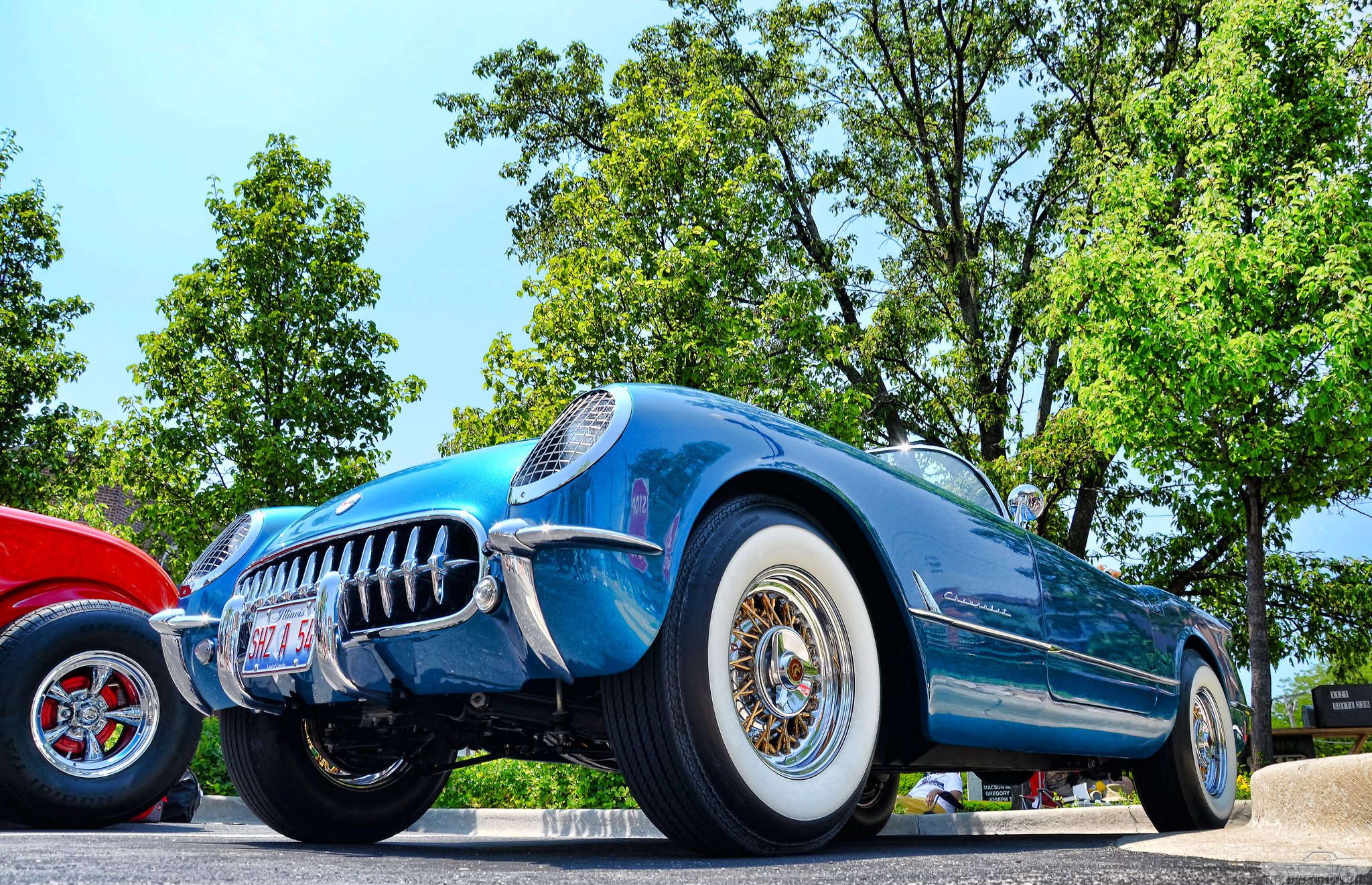 c, 1, Chevrolet, Corvette, Coupe, Convertible, Classic, Cars Wallpaper