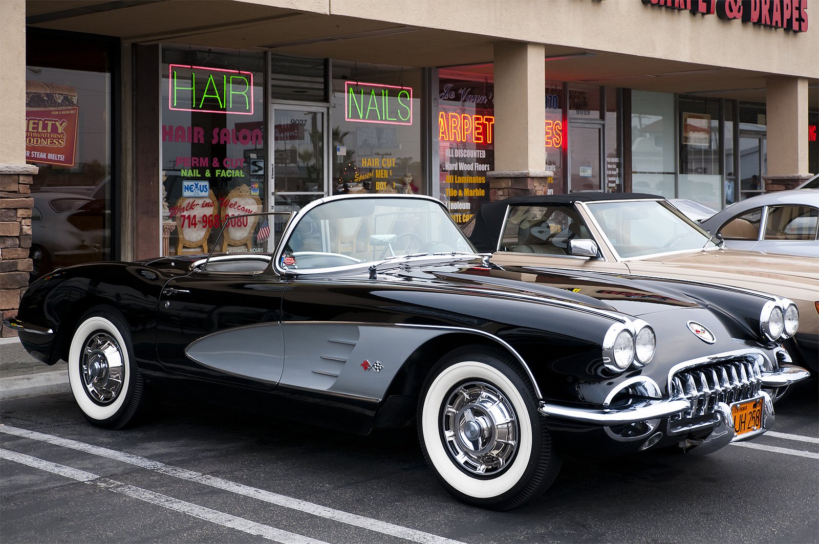 c, 1, Chevrolet, Corvette, Coupe, Convertible, Classic, Cars Wallpaper