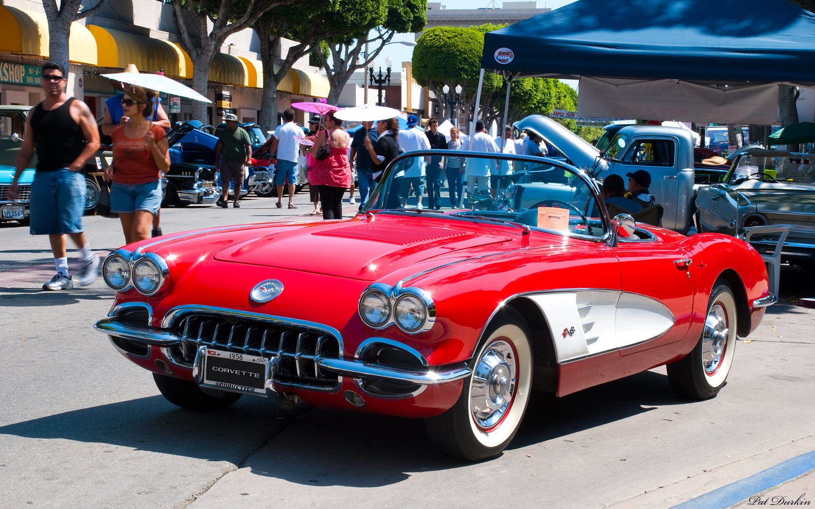 c, 1, Chevrolet, Corvette, Coupe, Convertible, Classic, Cars Wallpaper