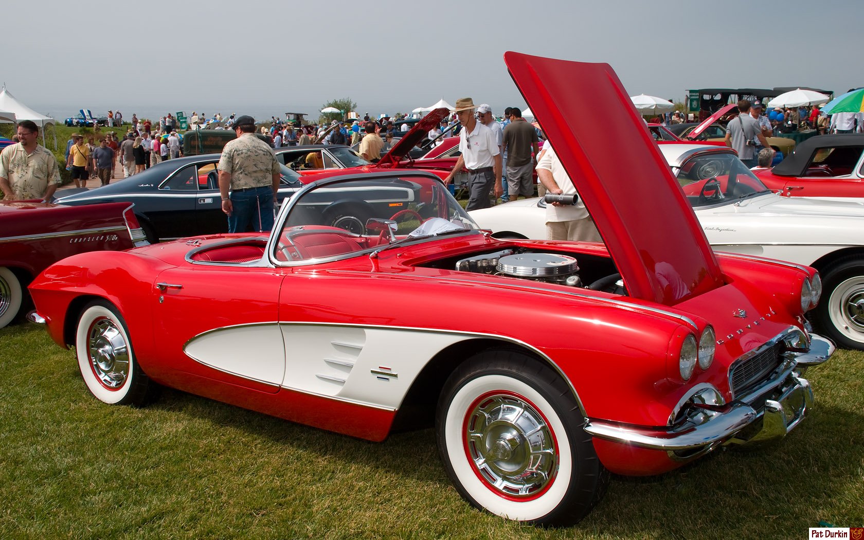 c, 1, Chevrolet, Corvette, Coupe, Convertible, Classic, Cars Wallpaper