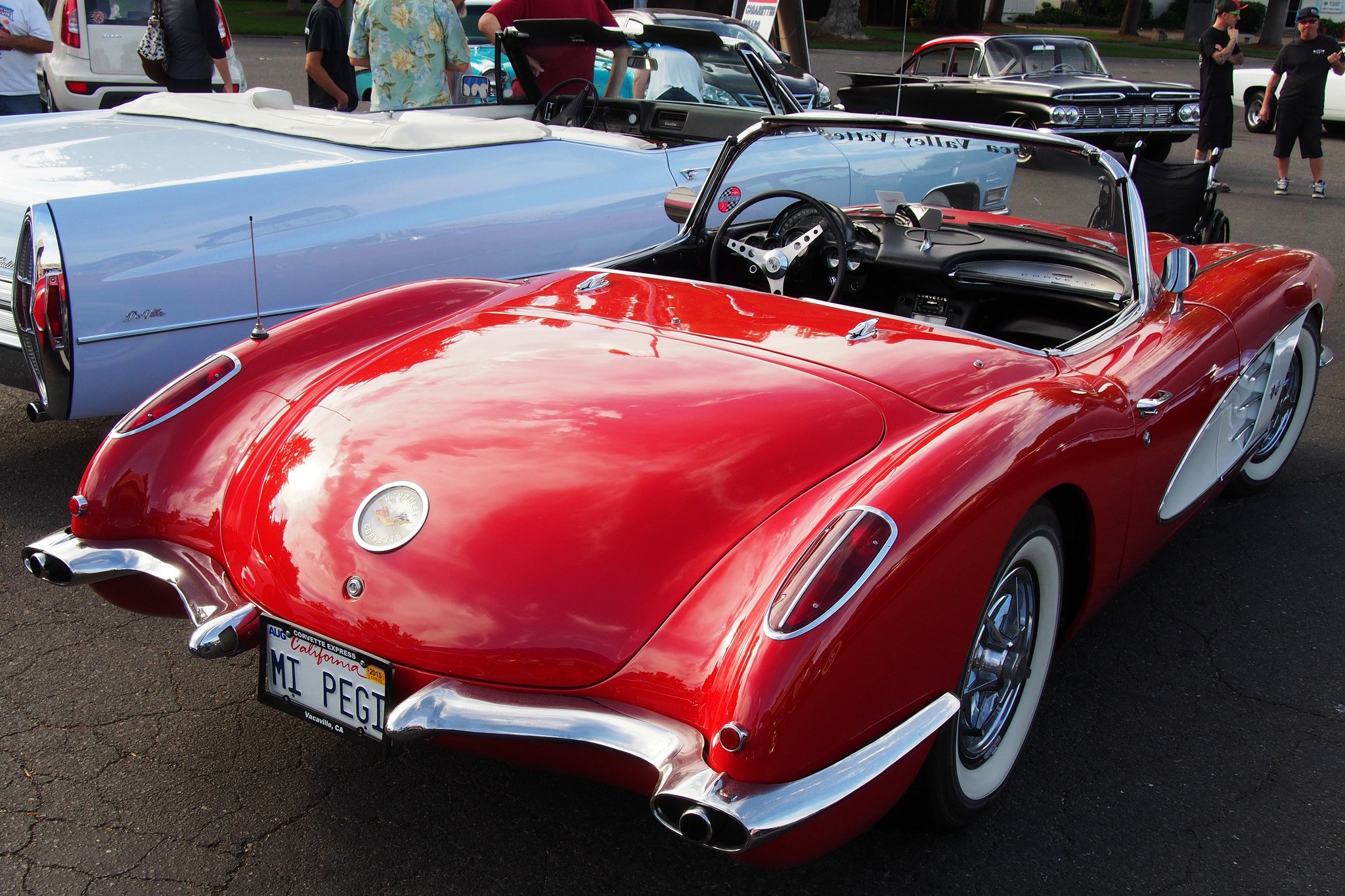 c, 1, Chevrolet, Corvette, Coupe, Convertible, Classic, Cars Wallpaper