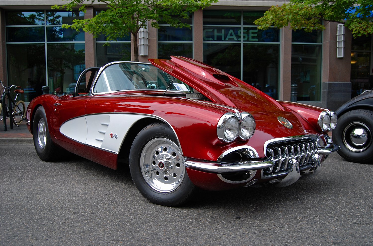 c, 1, Chevrolet, Corvette, Coupe, Convertible, Classic, Cars Wallpaper
