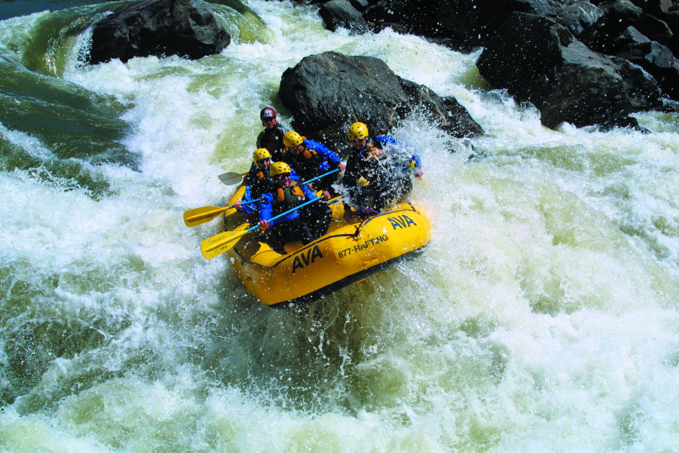 Rafting River Water Boat Sailing Extreme Wallpapers HD Desktop 