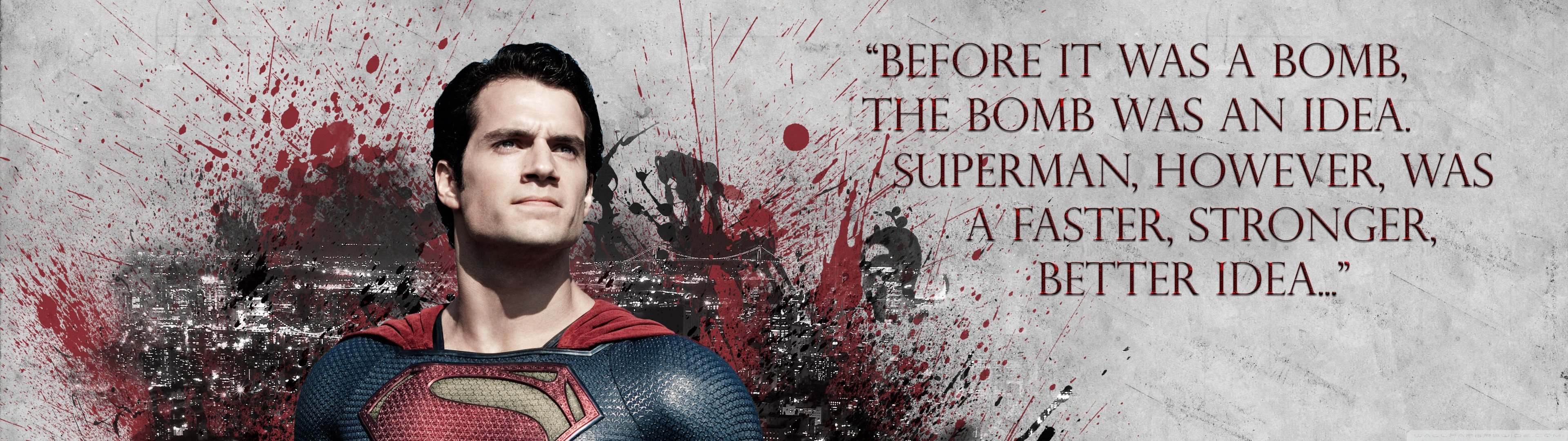 dual, Monitor, Screen, Superman, Quote, Citation, Hero, Ha Wallpaper