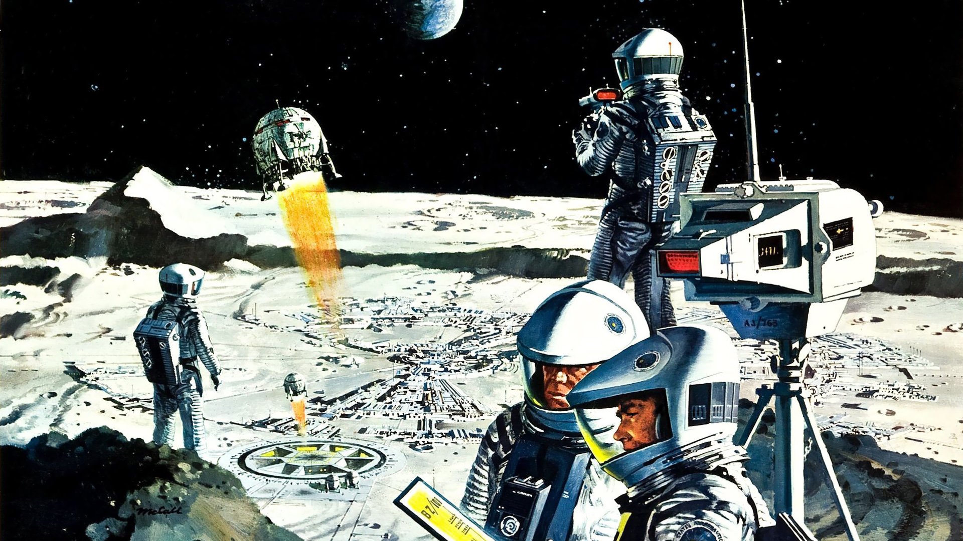 2001, Space, Odyssey, Sci fi, Mystery, Futuristic Wallpaper