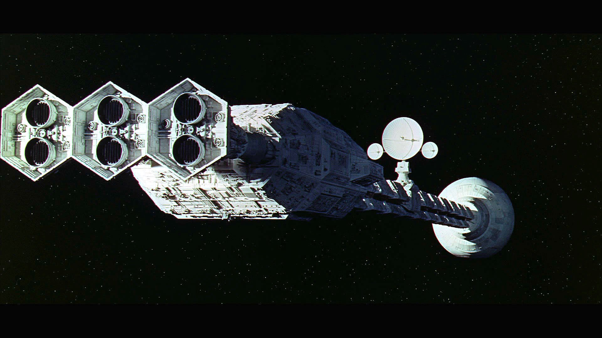 2001, Space, Odyssey, Sci fi, Mystery, Futuristic, Spaceship Wallpaper