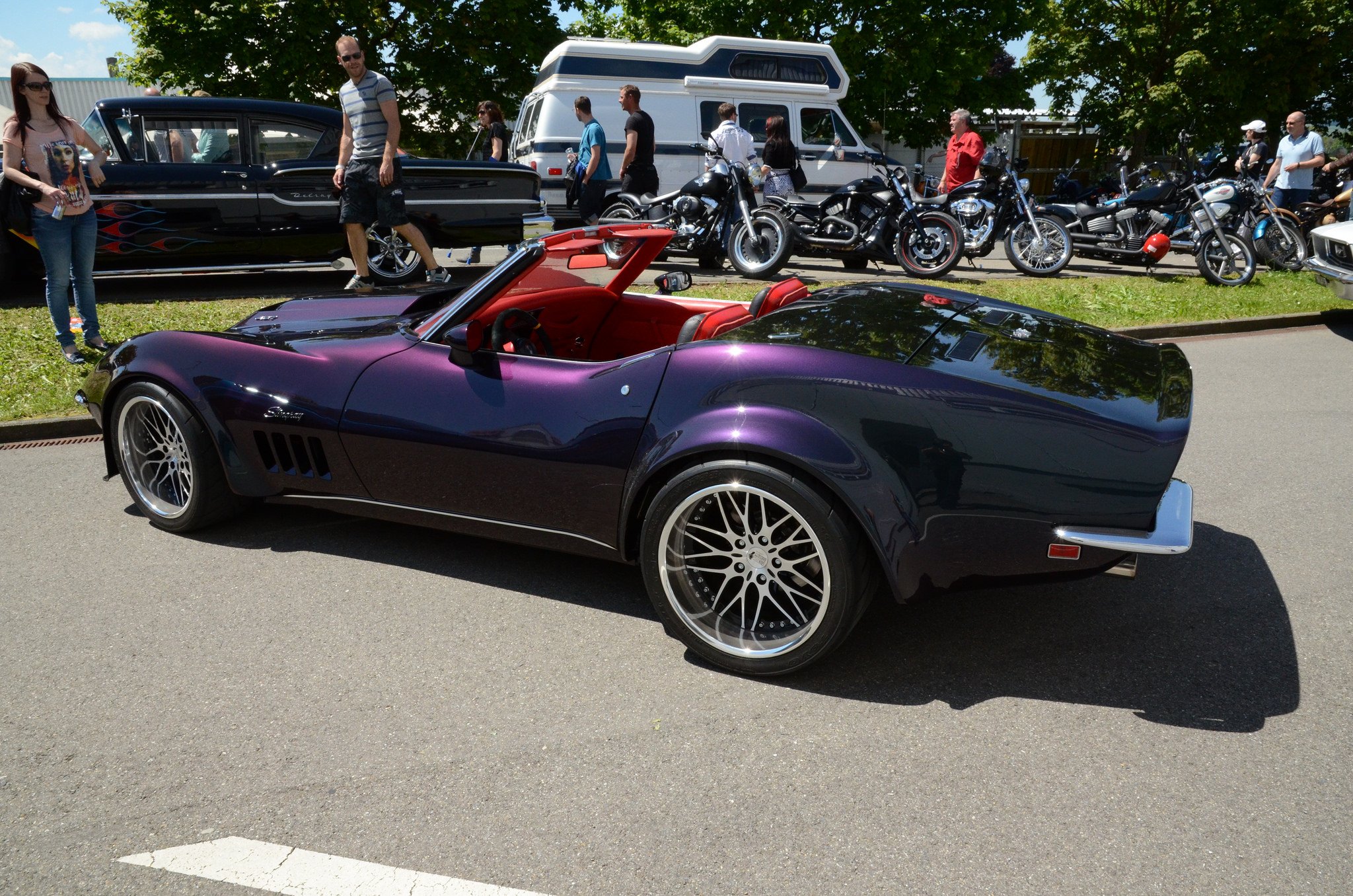 cars, Chevrolet, Classic, Convertible, Corvette, C Wallpaper