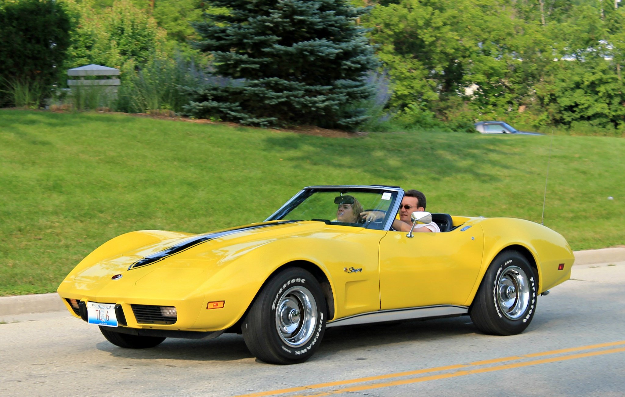 cars, Chevrolet, Classic, Convertible, Corvette, C Wallpaper