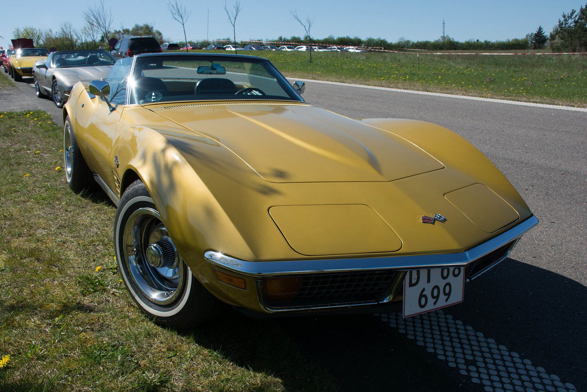 cars, Chevrolet, Classic, Convertible, Corvette, C Wallpaper