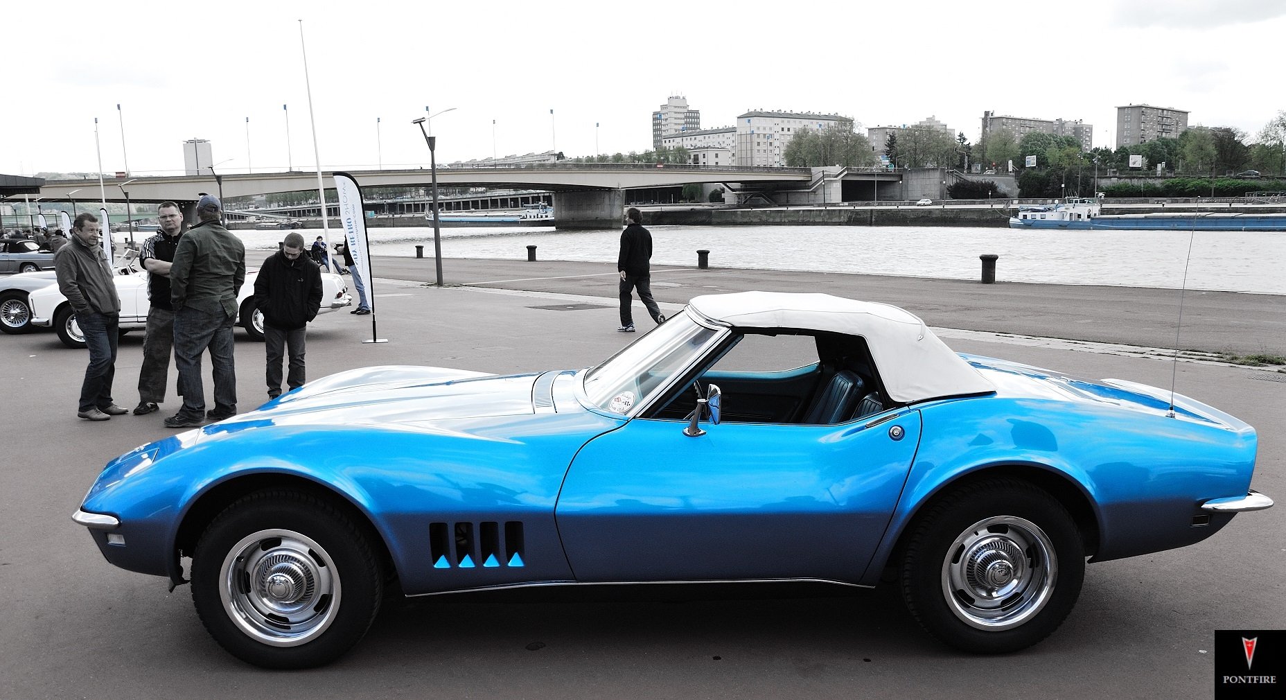 cars, Chevrolet, Classic, Convertible, Corvette, C Wallpaper