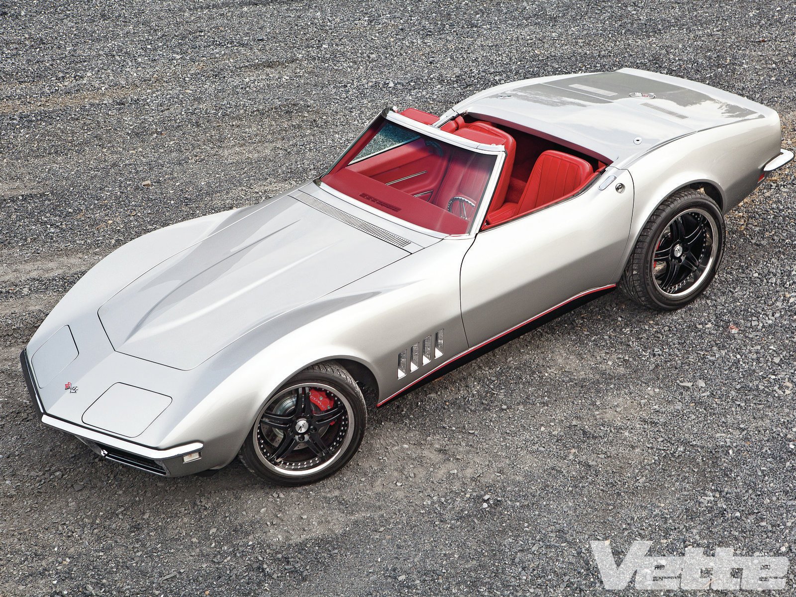 cars, Chevrolet, Classic, Convertible, Corvette, C Wallpaper