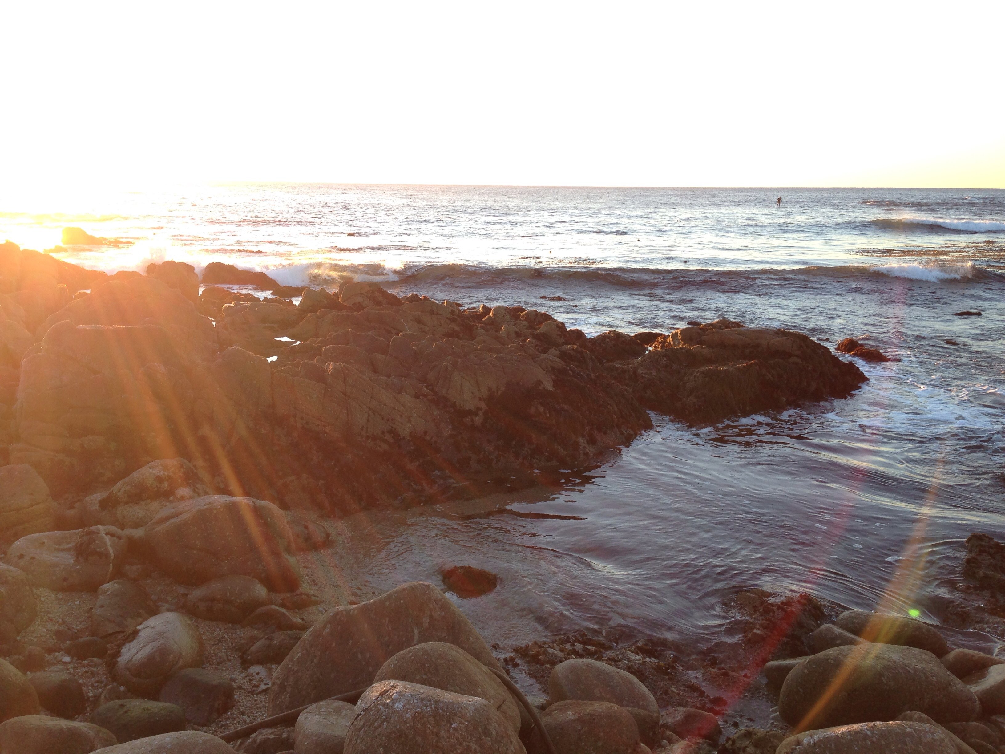 sun, Ocean, Pebble, Beach Wallpaper