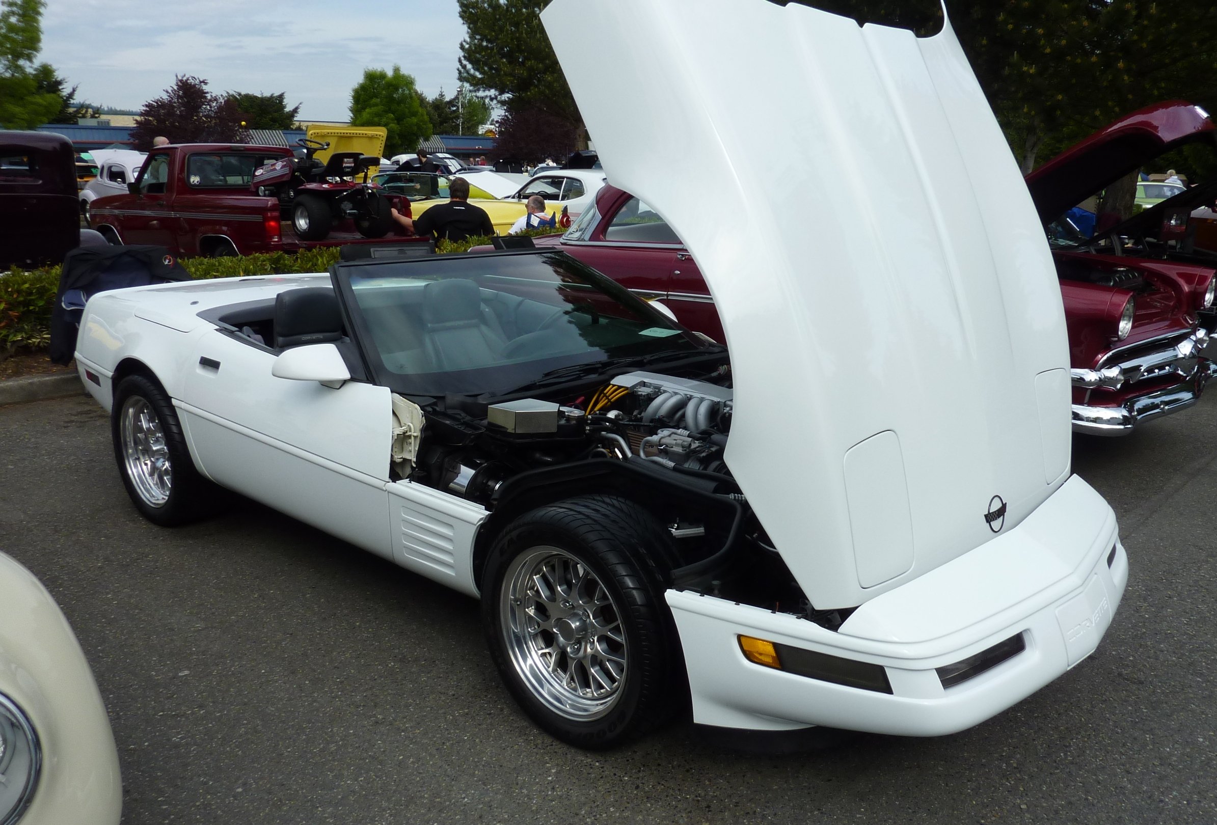 cars, Chevrolet, Classic, Corvette, Coupe, Convertible, C4 Wallpaper