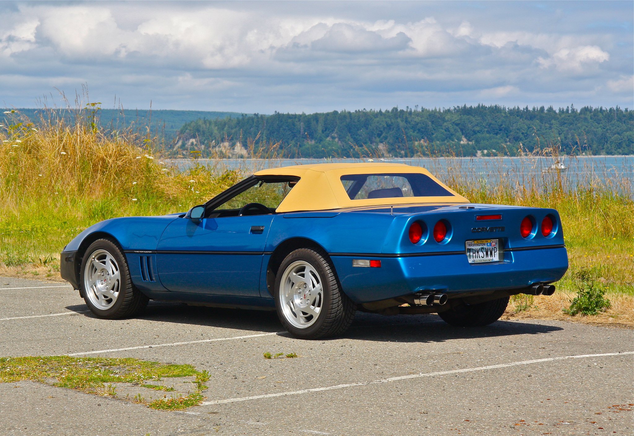 cars, Chevrolet, Classic, Corvette, Coupe, Convertible, C4 Wallpaper