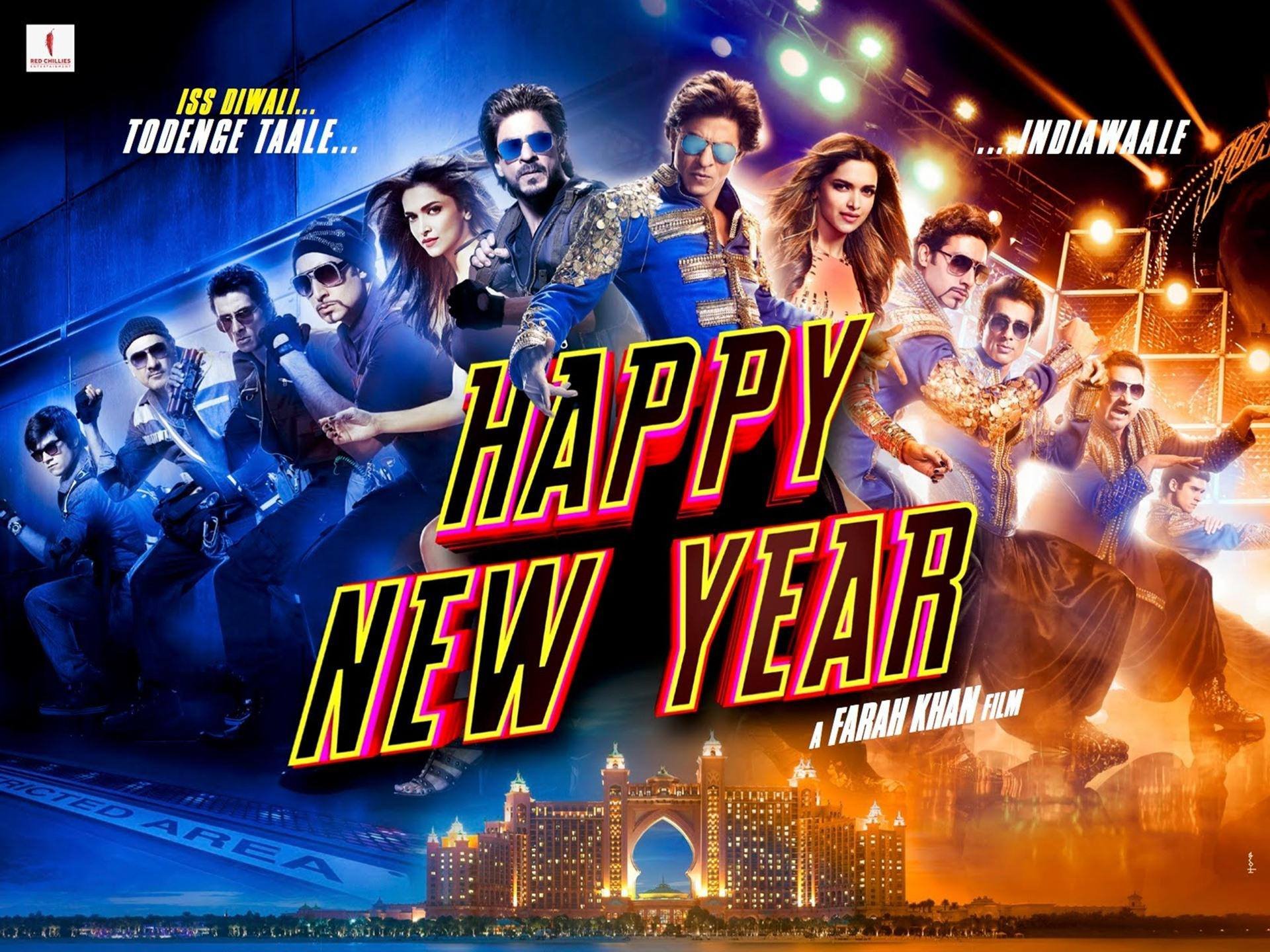 happy, New, Year, Bollywood, Action, Comedy, Crime, Deepika, Padukone Wallpaper