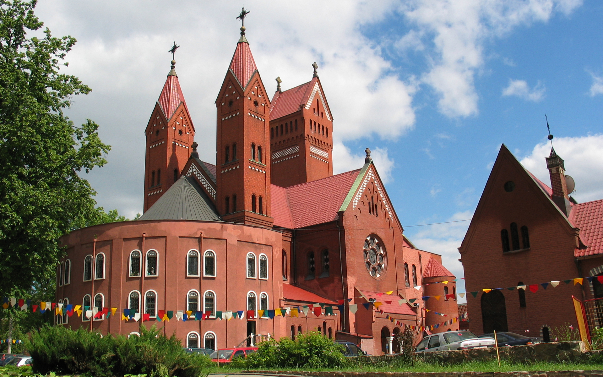 the, Church, Minsk Wallpaper