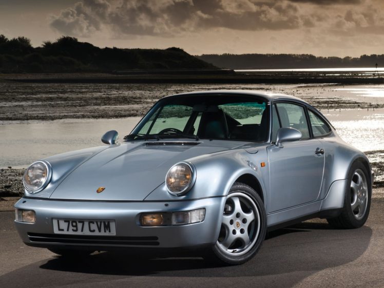 1993, Porsche, 911, Carrera, 4, Coupe, Turbolook, Uk spec,  964 HD Wallpaper Desktop Background