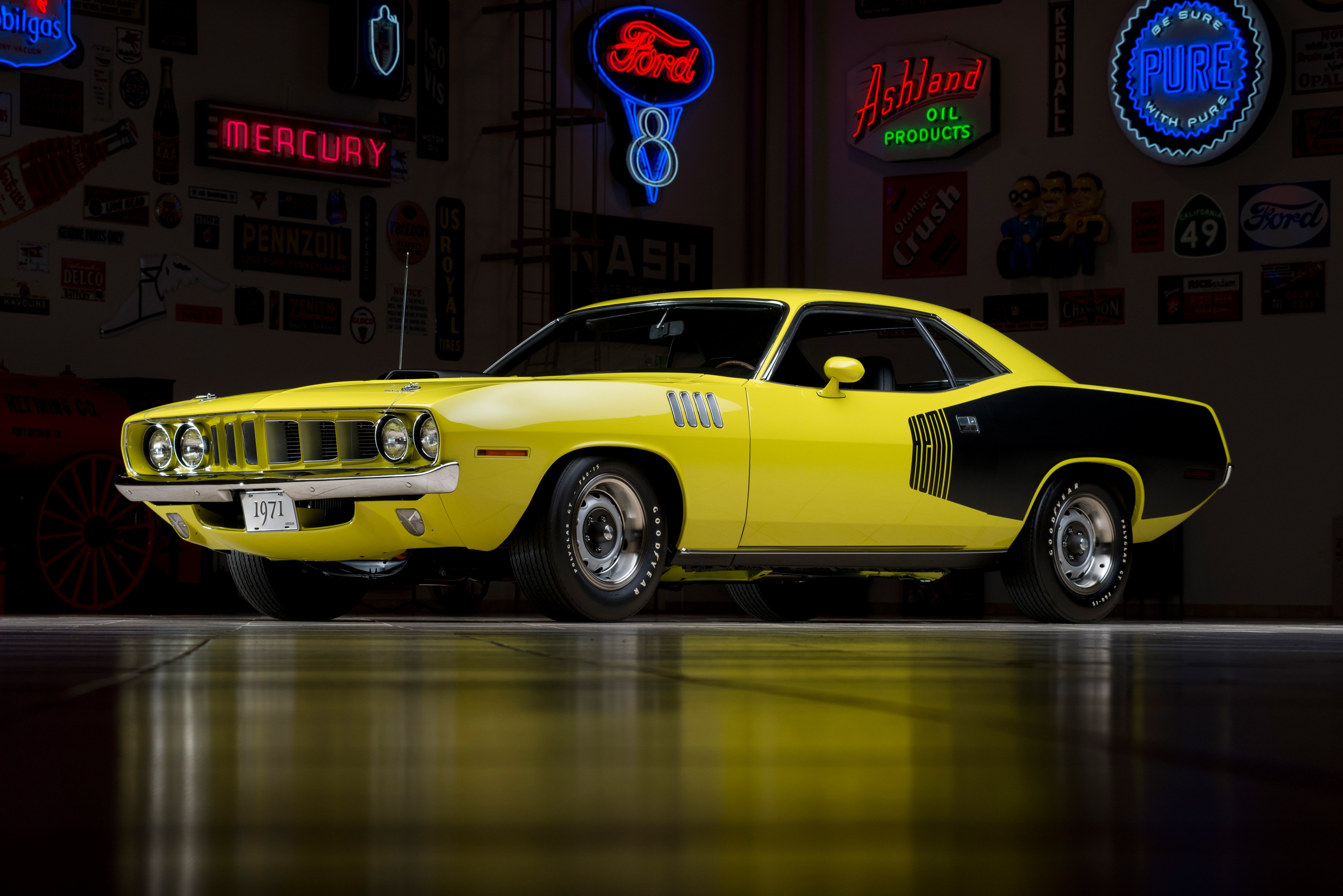 1971, Plymouth, Hemi, Cuda, Muscle, Classic, Barracuda Wallpaper