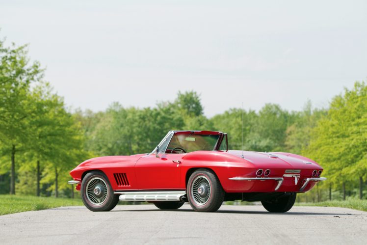 1967, Chevrolet, Corvette, Stingray, L71, 427, 435hp, Convertible, c 2 ...