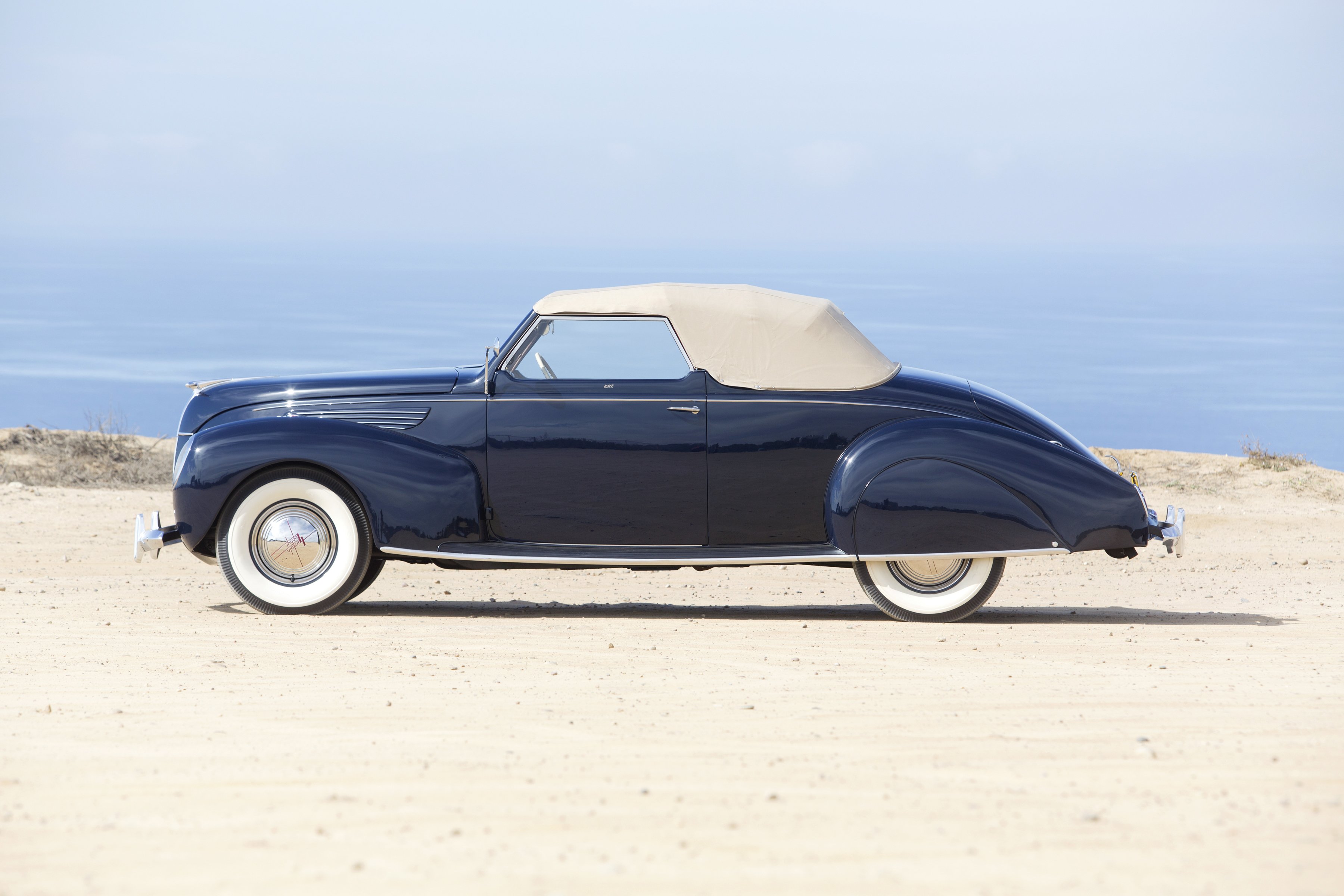 1938, Lincoln, Zephyr, Convertible, Coupe,  86h 760b , Retro Wallpaper