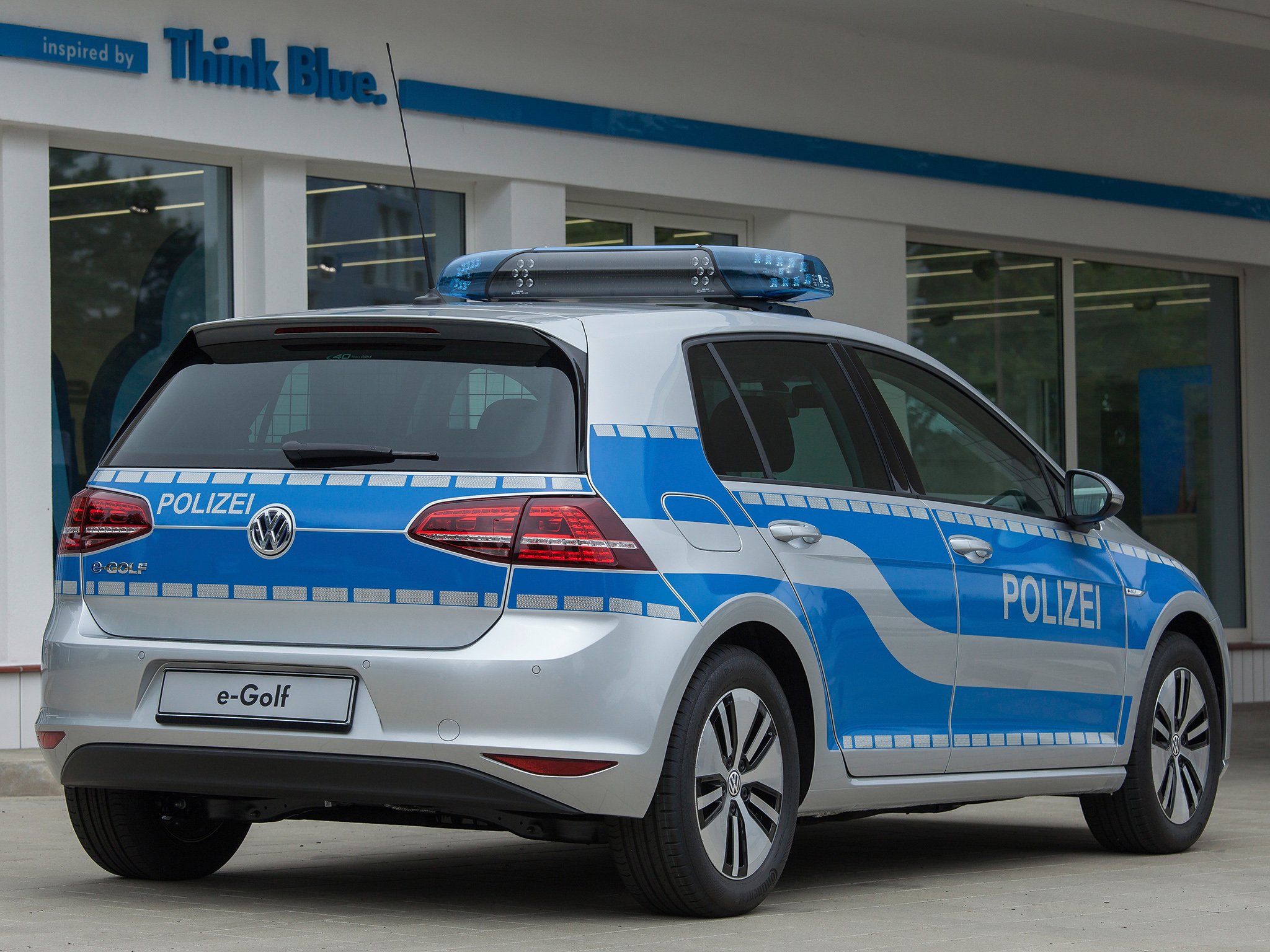 2014, Volkswagen, E golf, Polizei, Electric, Police, Emergency Wallpaper