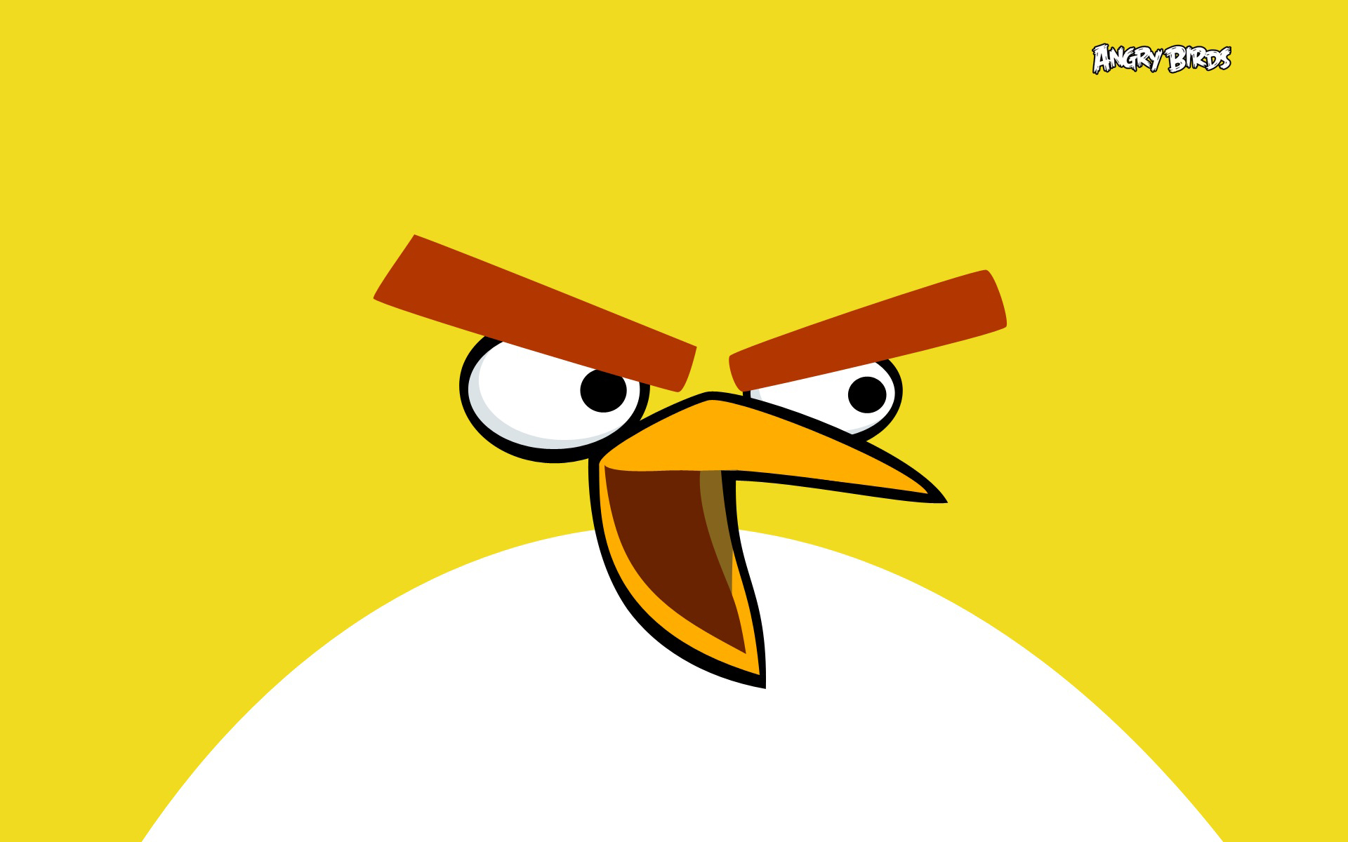 angry, Birds, Yellow Wallpaper