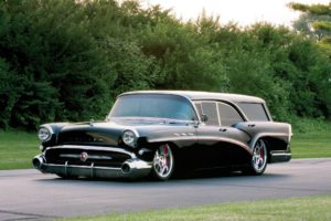 1957, Buick, Riviera, Wagon, Cars, Classic, Black