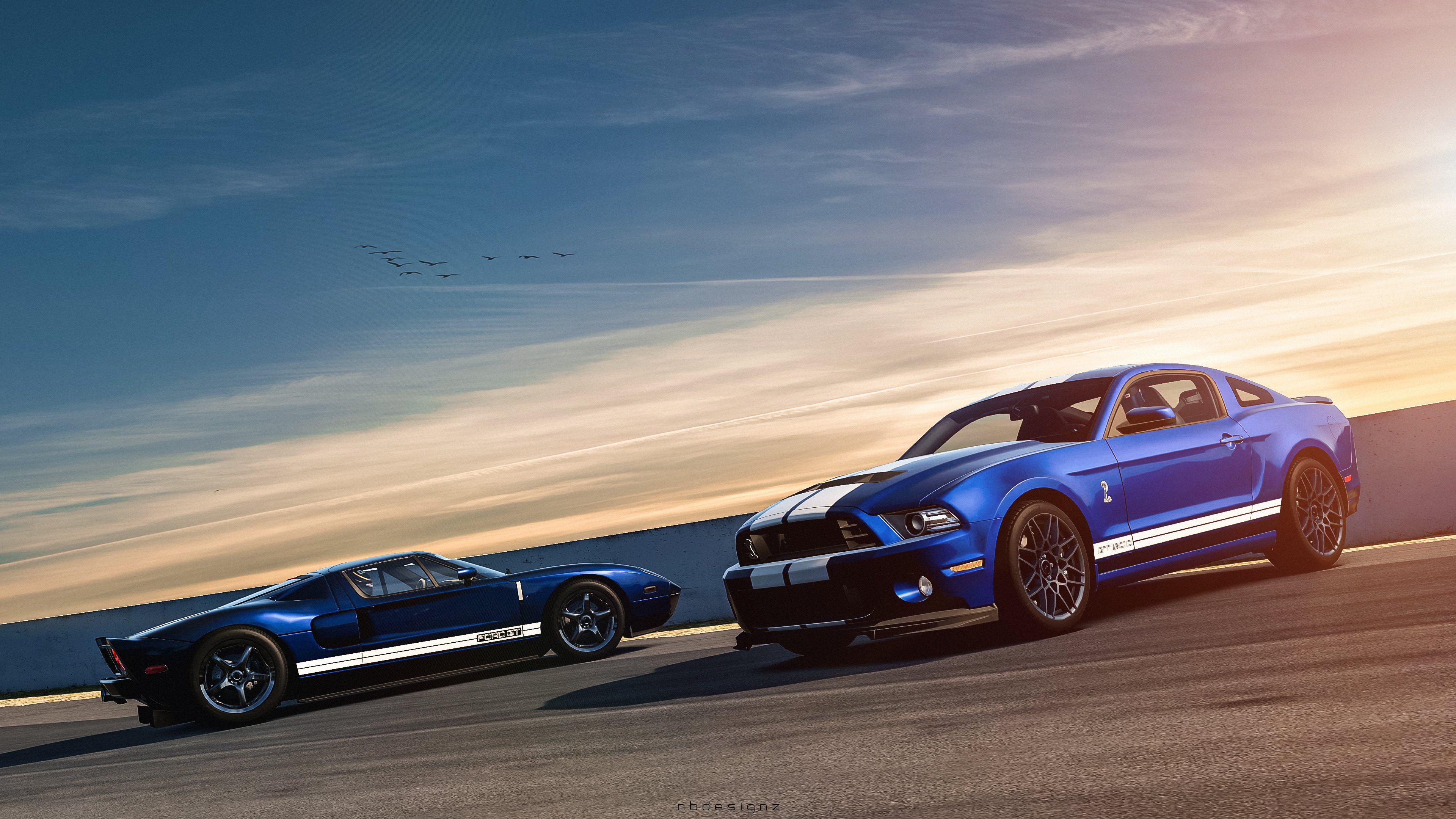 ford, Mustang, Shelby, Gt500, And, Gt, Gran, Turismo, 6, Nbdesignz Wallpaper