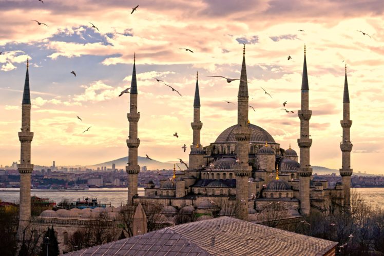 city, Turkey, Istanbul, Sultanahmet, Mosque HD Wallpaper Desktop Background