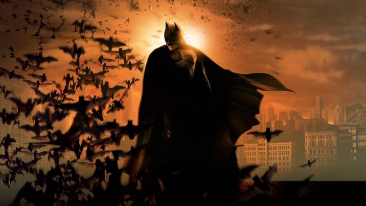 batman,  , Bat, Sunset HD Wallpaper Desktop Background