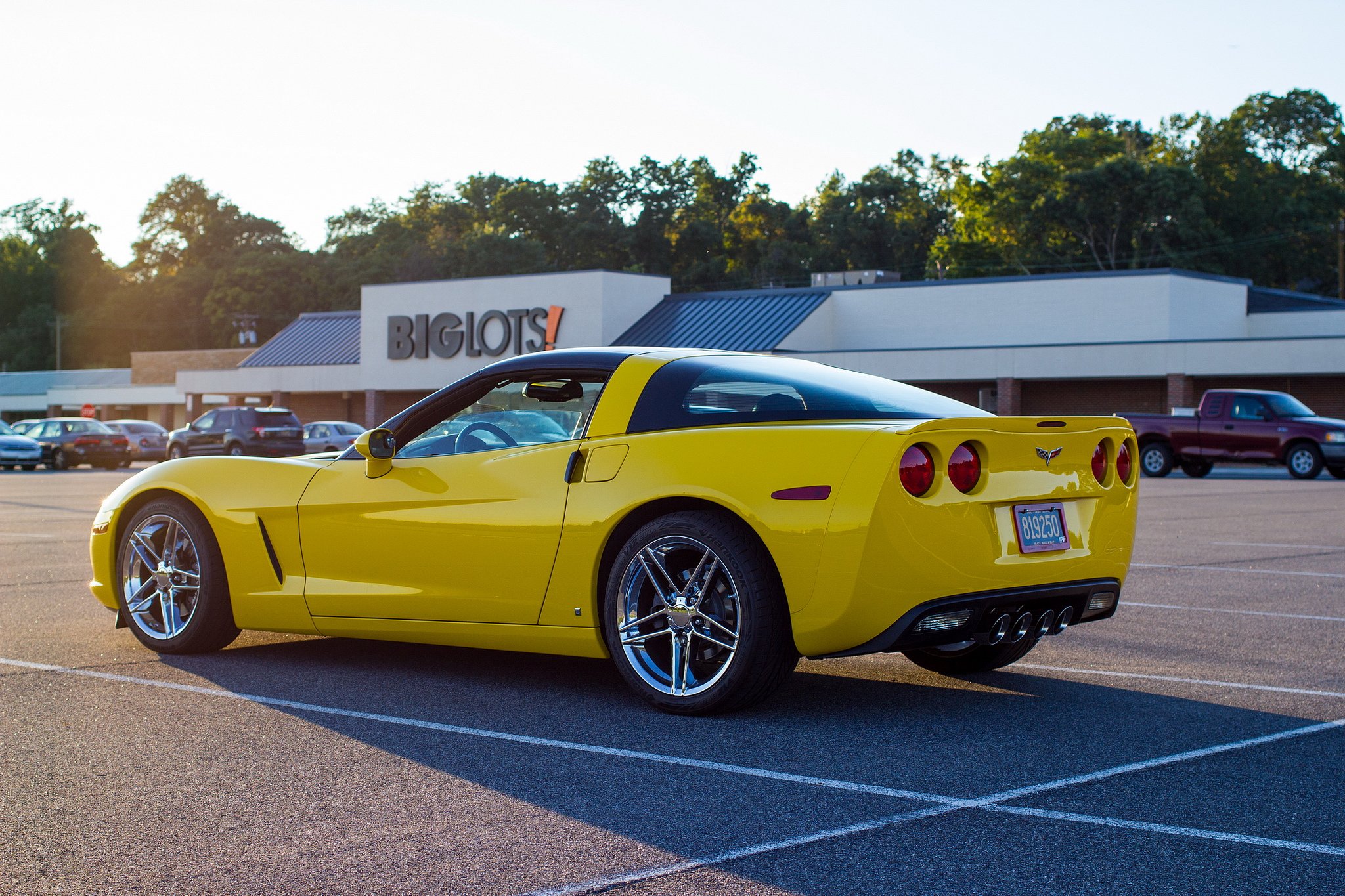 Corvette c6 z06 оранжевый