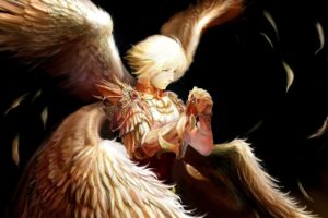 angel, Wings, Feathers, Warrior, Male
