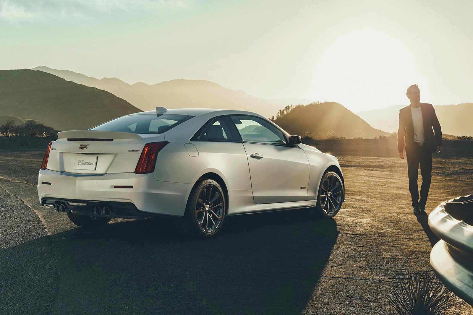 2015, Cadillac, Ats v, Coupe, Cars Wallpaper
