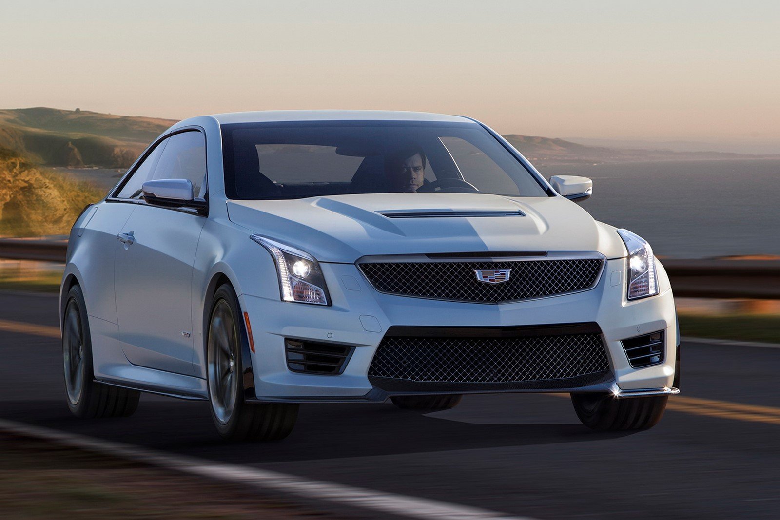 2015, Cadillac, Ats v, Coupe, Cars Wallpaper