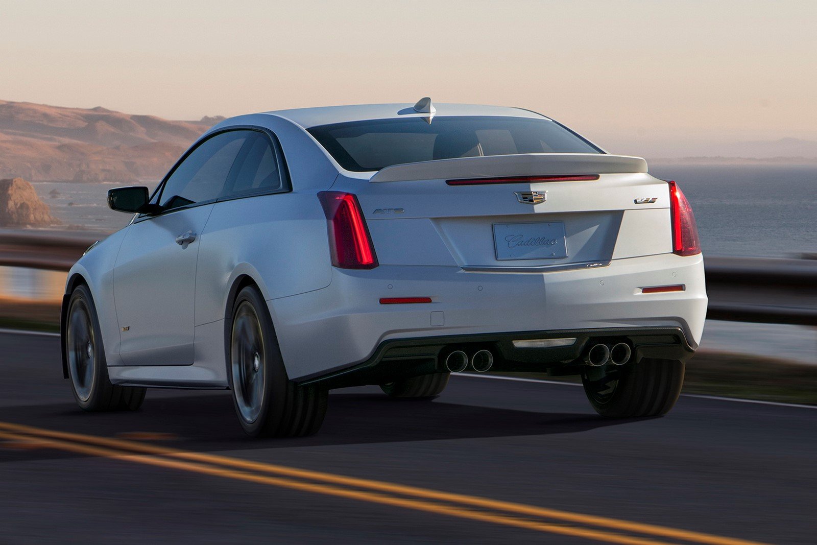2015, Cadillac, Ats v, Coupe, Cars Wallpaper