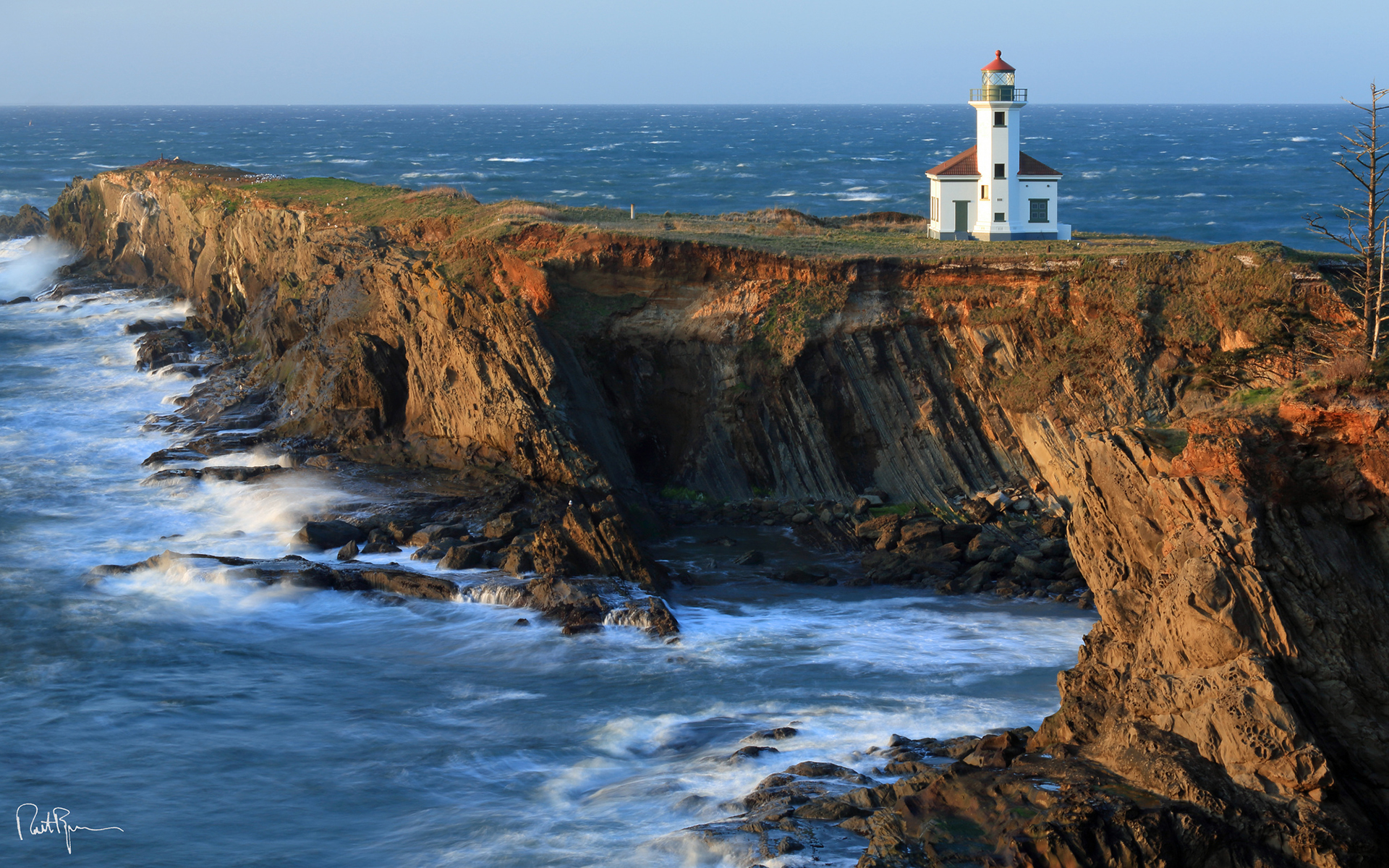 lighthouse, Coast, Ocean, Cliff, Sea, Shore, Coast, Buildings, Architecture, Landscapes Wallpaper