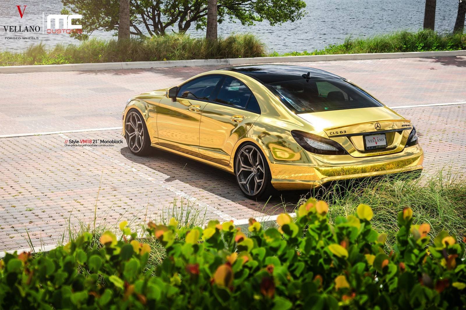 mercedes, Cls, 63, Amg, Cars, Gold, Chrome, Wrapping, Tuning Wallpaper