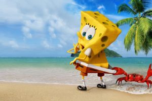 spongebob, Sponge, Out, Of, Water, Family, Cartoon, Animation, Family