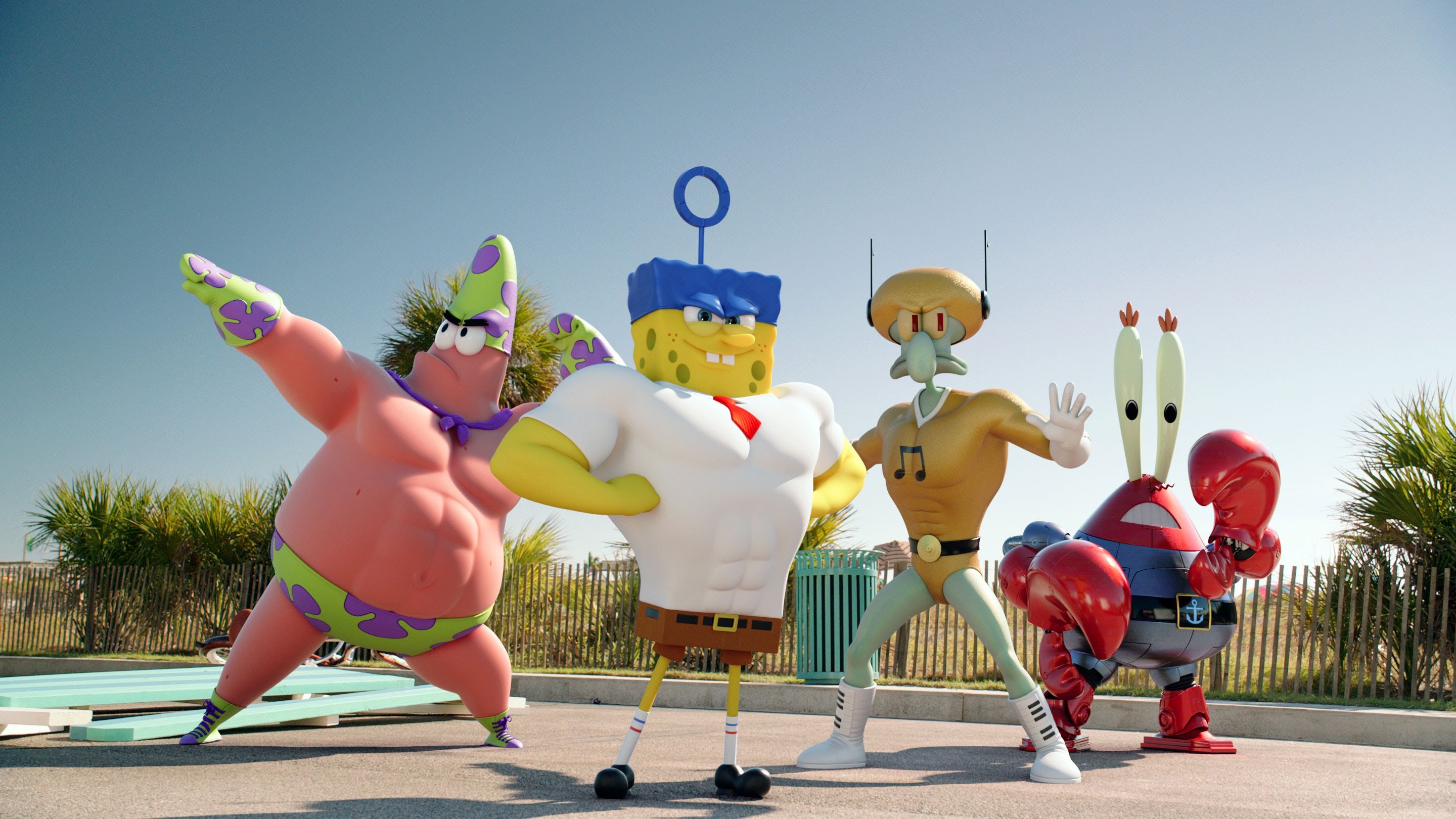 spongebob, Sponge, Out, Of, Water, Family, Cartoon, Animation, Family Wallpaper