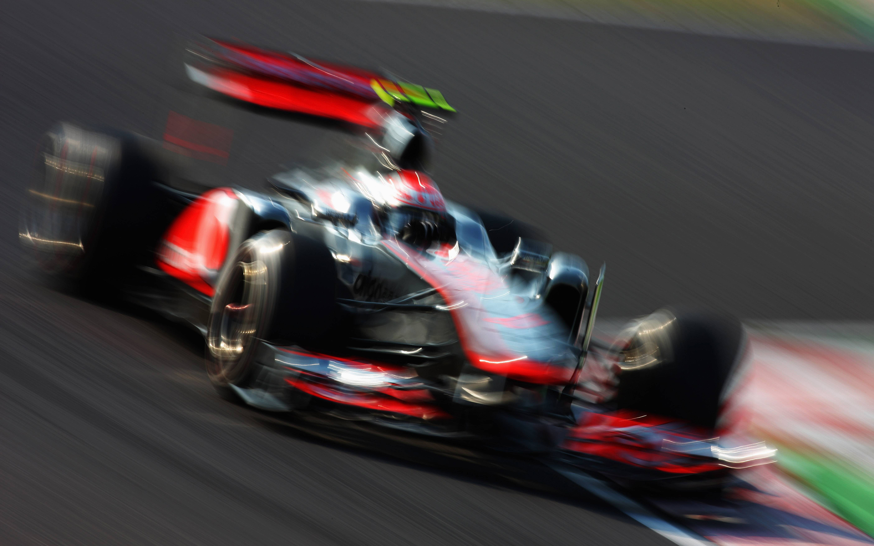 race, Car, Formula, One, F1, Motion, Blur, Racing, Track Wallpaper