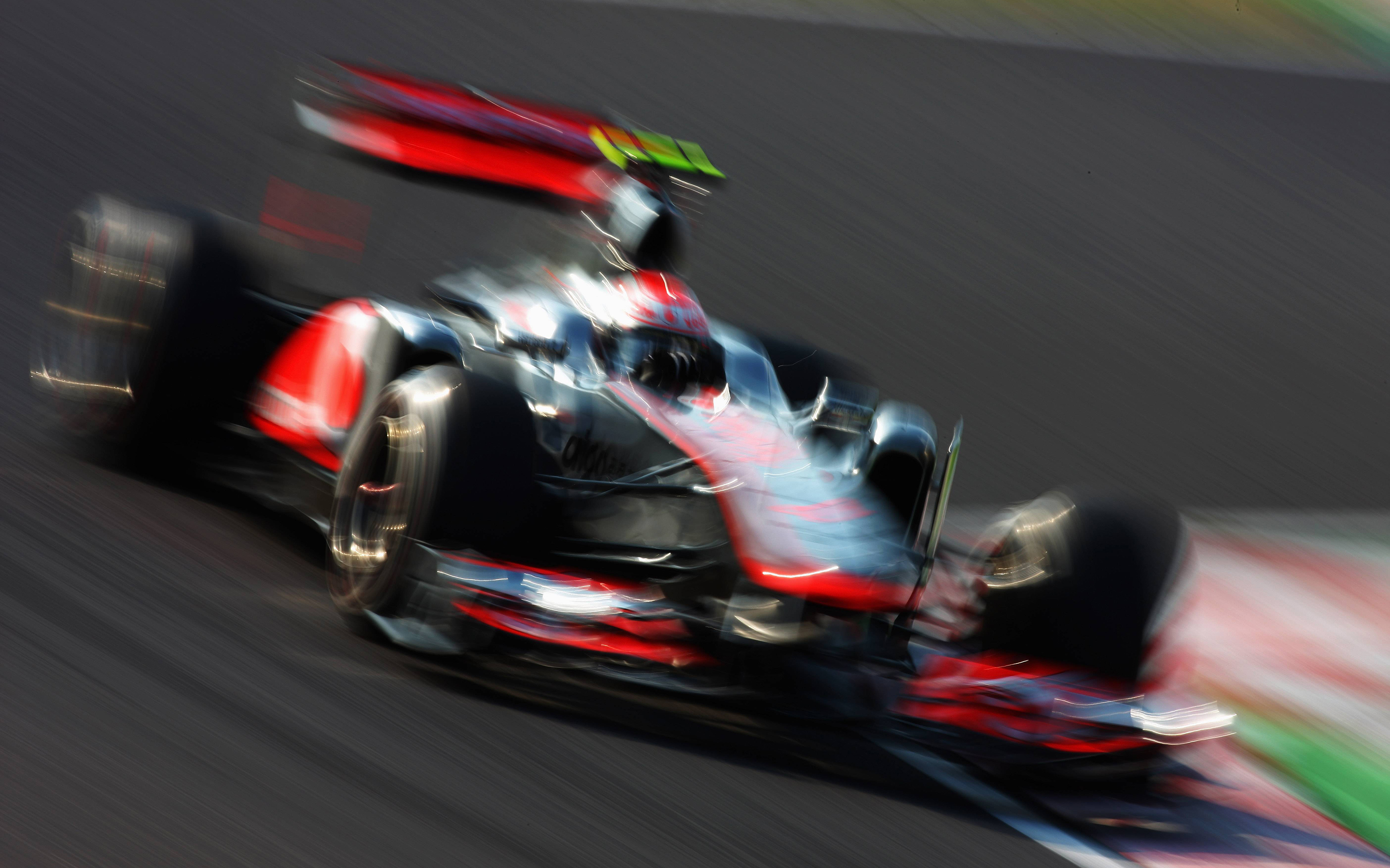 race, Car, Formula, One, F1, Motion, Blur, Racing, Track Wallpaper